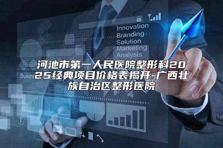 河池市第一人民医院整形科2025经典项目价格表揭开-广西壮族自治区整形医院