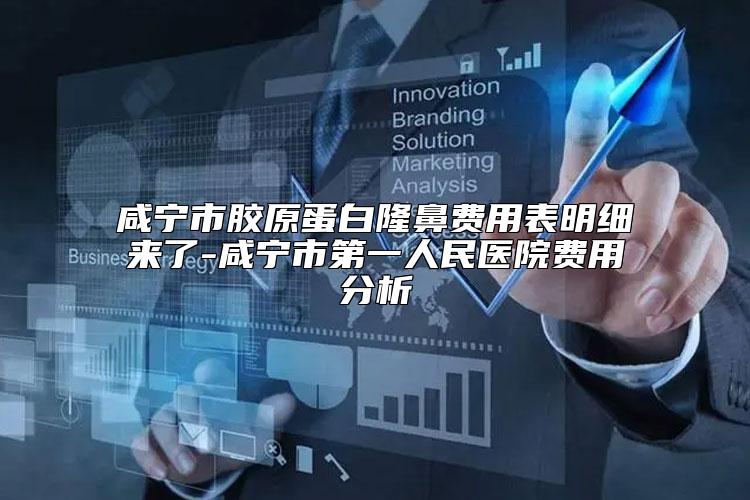 咸宁市胶原蛋白隆鼻费用表明细来了-咸宁市第一人民医院费用分析