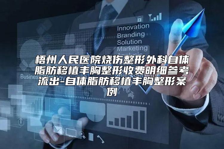 梧州人民医院烧伤整形外科自体脂肪移植丰胸整形收费明细参考流出-自体脂肪移植丰胸整形案例