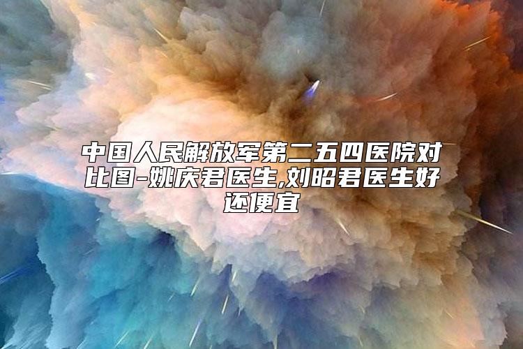中国人民解放军第二五四医院对比图-姚庆君医生,刘昭君医生好还便宜