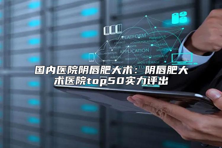 国内医院阴唇肥大术：阴唇肥大术医院top50实力评出